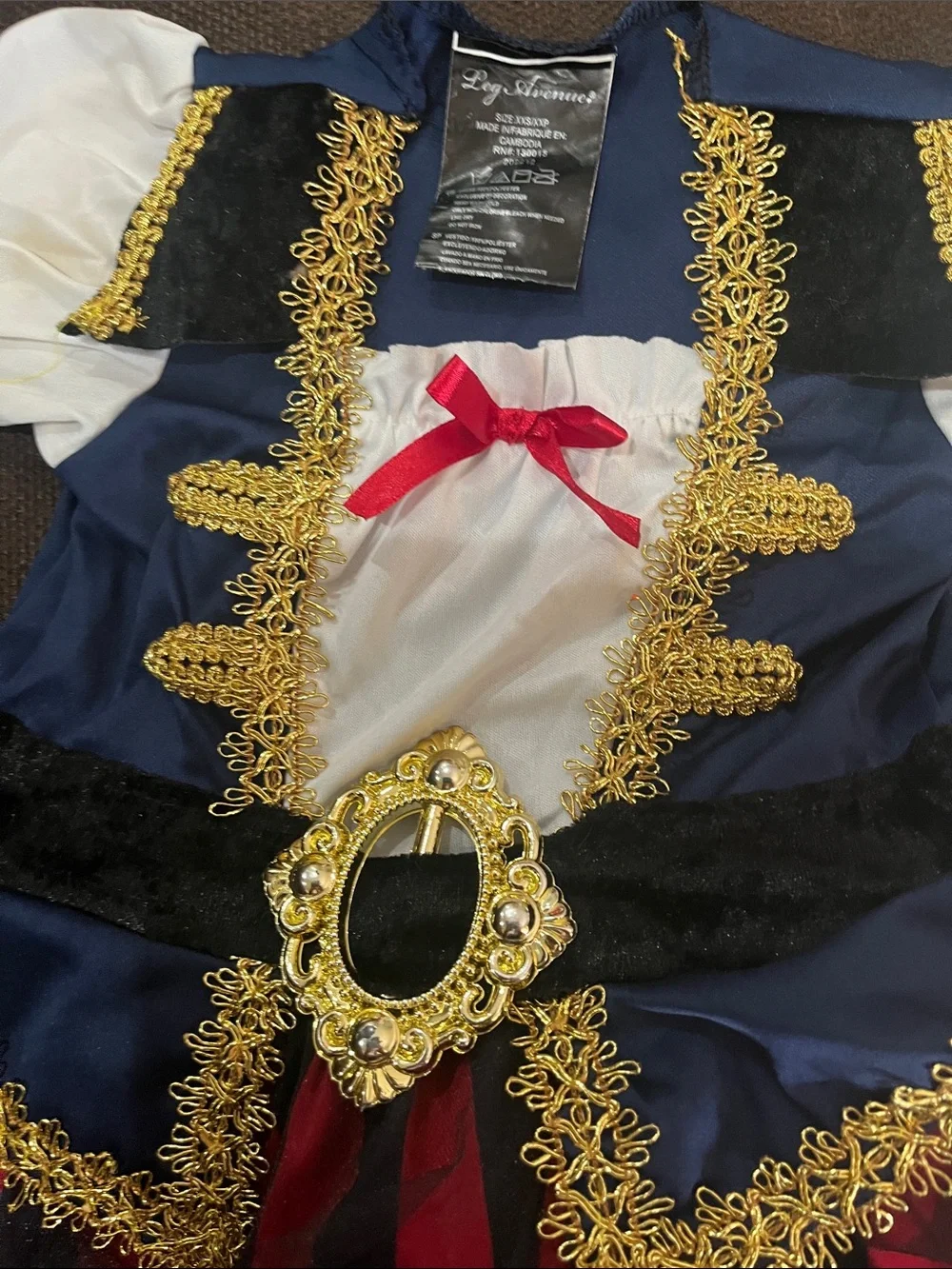 Leg Avenue Enchanted Caribbean Pirate Costume - Black & Red